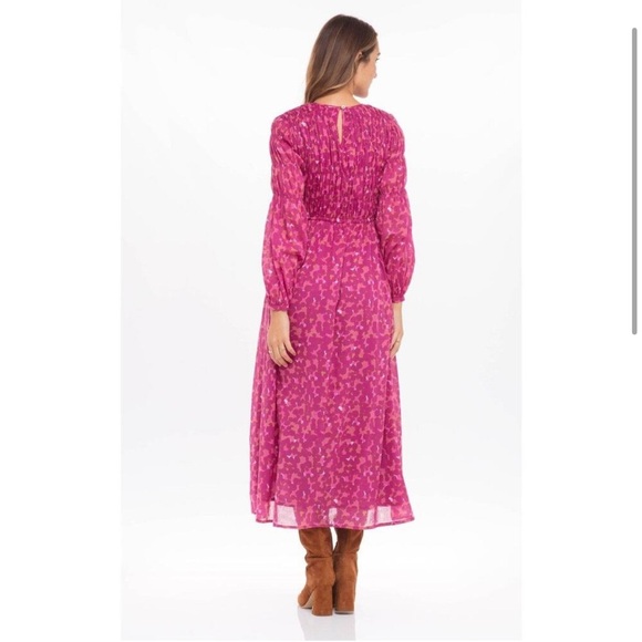 Banjanan Chloe Dress in Rune Bud Caramel Size XS - Picture 3 of 8